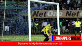 Dynamos vs Highlanders penalty shoot out Zim  37 [upl. by Dareg842]