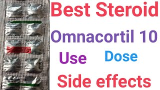 Omnacortil 10 Tablet  Prednisolone  Omnacortil 10 Tablet Use  Dose  Side effects in Bengali [upl. by Pejsach]