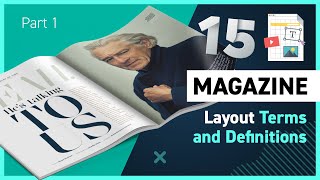 Anatomy of a Magazine Layout Part 1  15 Terms and Definitions [upl. by Alorac]