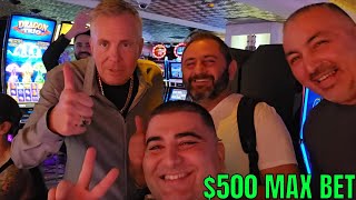 My Powerful Friends Got NUTS When I Hit 500 MAX BET BONUS [upl. by Adihahs]