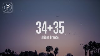 3435  Ariana Grande Lyrics [upl. by Charmine]