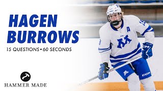 Hagen Burrows Minnetonka  15 Questions 60 Seconds [upl. by Benia]