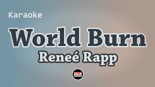 Reneé Rapp amp Cast of Mean Girls World Burn Karaoke with Lyrics [upl. by O'Callaghan]