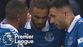 Dominic CalvertLewins penalty equalizes for Everton v Newcastle  Premier League  NBC Sports [upl. by Ynotna893]