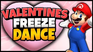 🩷 Valentines 🩷 Freeze Dance 🩷 Brain Break 🩷 Movement Break 🩷 Mario [upl. by Janey]