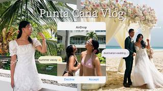 Punta Cana Vacation Vlog 🌺  gorgeous wedding bachelorette beach days Hard Rock Hotel  more [upl. by Sivehc]