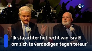 VVD GroenLinksPvdA en PVV over oorlog tussen Israël en Hamas  NOS Nederland Kiest  NPO Radio 1 [upl. by Ymrots]