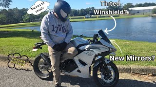 2024 Kawasaki Ninja 500 UPGRADES [upl. by Bogusz347]