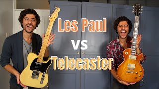 Les Paul vs Telecaster [upl. by Ahlgren644]