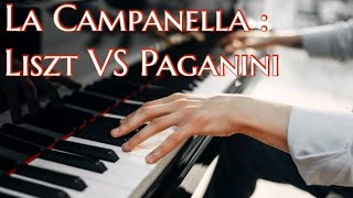 La Campanella  Liszt 1838 VS Paganini Original Version [upl. by Adnovoj681]