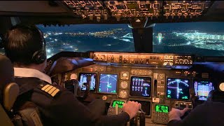 BOEING 747 Cockpit Landing  My First Flight as a Captain  A Dream Comes True ✈︎ Istanbul Airport [upl. by Lindley]