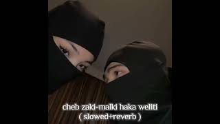 CHEB ZAKIMALKI HAKA WELITI مالكي هاكا وليتي SLOWEDREVERB [upl. by Eilak]