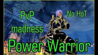 Guild Wars 2  Power Warrior PvP no HoT NeverGiveUp [upl. by Kern]