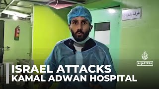 Israel attacks Kamal Adwan hospital Military targets people trying to recover the wounded [upl. by Garibull]