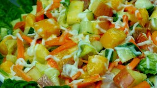 The best Vegetable Salad Ive ever tasted [upl. by Blythe492]