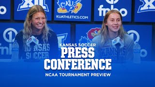 Kansas Soccer NCAA Tournament Press Conference [upl. by Yvi566]