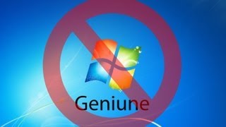 How to remove the genuine message in Windows 7 Simple and No Virus [upl. by Alegnat]