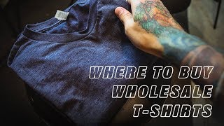 Where and How I Buy WHOLESALE SHIRTS For My CLOTHING BRAND [upl. by Shoemaker]