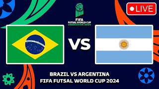 BRAZIL VS ARGENTINA FINAL FIFA FUTSAL WORLD CUP 2024 Preview Predictions amp Head to head [upl. by Eseilana]