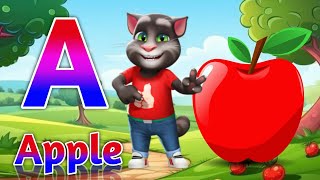 ABC Phonic Song  Toddler Learning Video Songs A for Apple Nursery Rhymes Alphabet Song for kids [upl. by Edualcnaej]