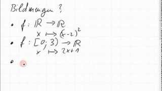 07C1 Bildmengen von vier Beispielfunktionen [upl. by Mirna]