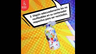 Qué hacer con los empaques de tus compras educaciónambiental reciclaje botellasdeamor [upl. by Salamone]