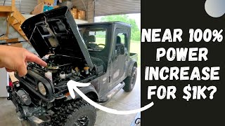 Almost 100 Power Increase for 1K Mahindra Roxor [upl. by Voltmer182]