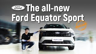 First Look At The allnew Ford Equator Sport SUV  Facelift Already  Review [upl. by Mayhs]