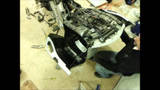 BMW K1200LT Rear Subframe Installation [upl. by Eppes34]