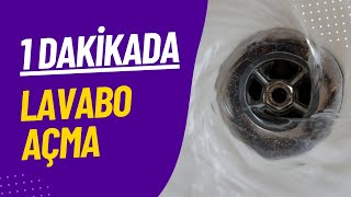 Tıkalı Lavabo Nasıl Açılır 1 Dakikada Lavabo Açma [upl. by Innavoeg]