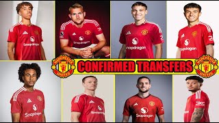 MANCHESTER UNITED CONFIRMED TRANSFERS SUMMER 2024 ✅ Leny YoroDe LigtZirkzeeRabiotZubimendi🔥 [upl. by Nepil897]