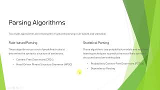 SYNTACTIC PARSING [upl. by Aihcats]