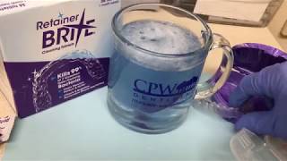 How To Clean Your Clear Aligner Trays Retainers and Nightguards [upl. by Colburn]