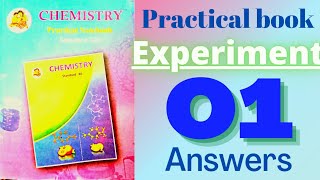 chemistry practical class 12 experiment 1 quantitative estimation answers [upl. by Yenmor383]