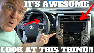 2020 4Runner Head Unit  Review First Impressions [upl. by Carlye]