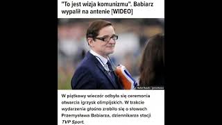 Babiarz  to jest wizja komunizmu polska IO paris2024 [upl. by Fidelia]