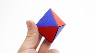 ORIGAMI OCTAHEDRON Jo Nakashima  Deltahedron [upl. by Acimot]