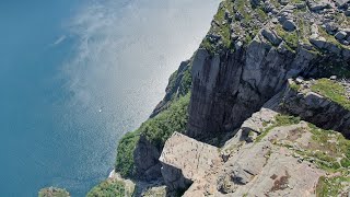 Preikestolen Pulpit Rock Norway Drone shots [upl. by Calvano]