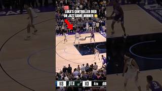 Luka amp Mavs defense give up an open Jazz gamewinner [upl. by Ameerak]