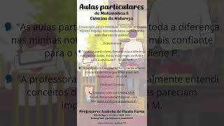 🎓📘 Aulas particulares para o Ensino Médio [upl. by Zipah]