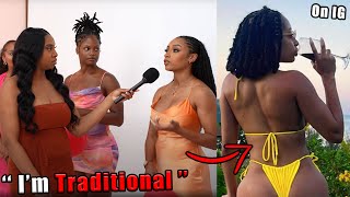 She Gets CALLED OUT After Claiming To Be a Traditional Woman [upl. by Asiluj]