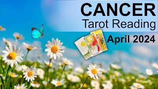 CANCER TAROT READING quotAN INCOMING MESSAGE IS A BIG YES CANCER HEALING BEGINS IN ❤️quot April 2024 [upl. by Suivatco]