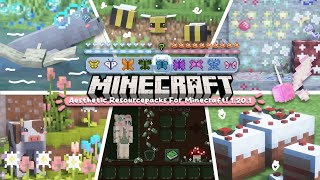 20 Cute amp Aesthetic Fairycore amp Cottagecore Resourcepacks for NEW Minecraft 120 1201 [upl. by Yelah]