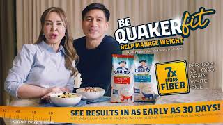 Goal to be fit amp healthy Be Quaker Fit Help Manage Weight with Quaker7xMoreFiber [upl. by Laurianne]