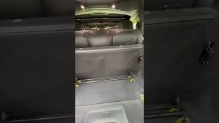 How to Fold Down Jeep Wrangler Rear Seat [upl. by Ardnala]