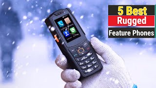 Top 5 Waterproof Rugged Feature Phones in 2023 [upl. by Ettennek]