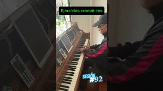 Ejercicios cromáticos piano o [upl. by Aloisia]