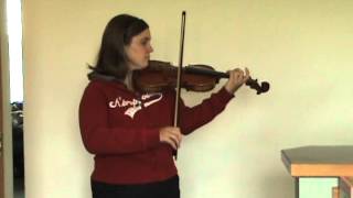 Violin Suzuki Lightly Row Practice Play Along [upl. by Nnhoj]