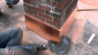 Copper Chimney Flashing and Roof Repair [upl. by Ettolrahc568]