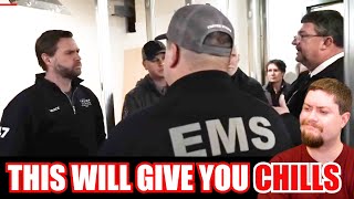 JD Vance walks into North Carolina fire station what happens next is unbelievable [upl. by Hardin]